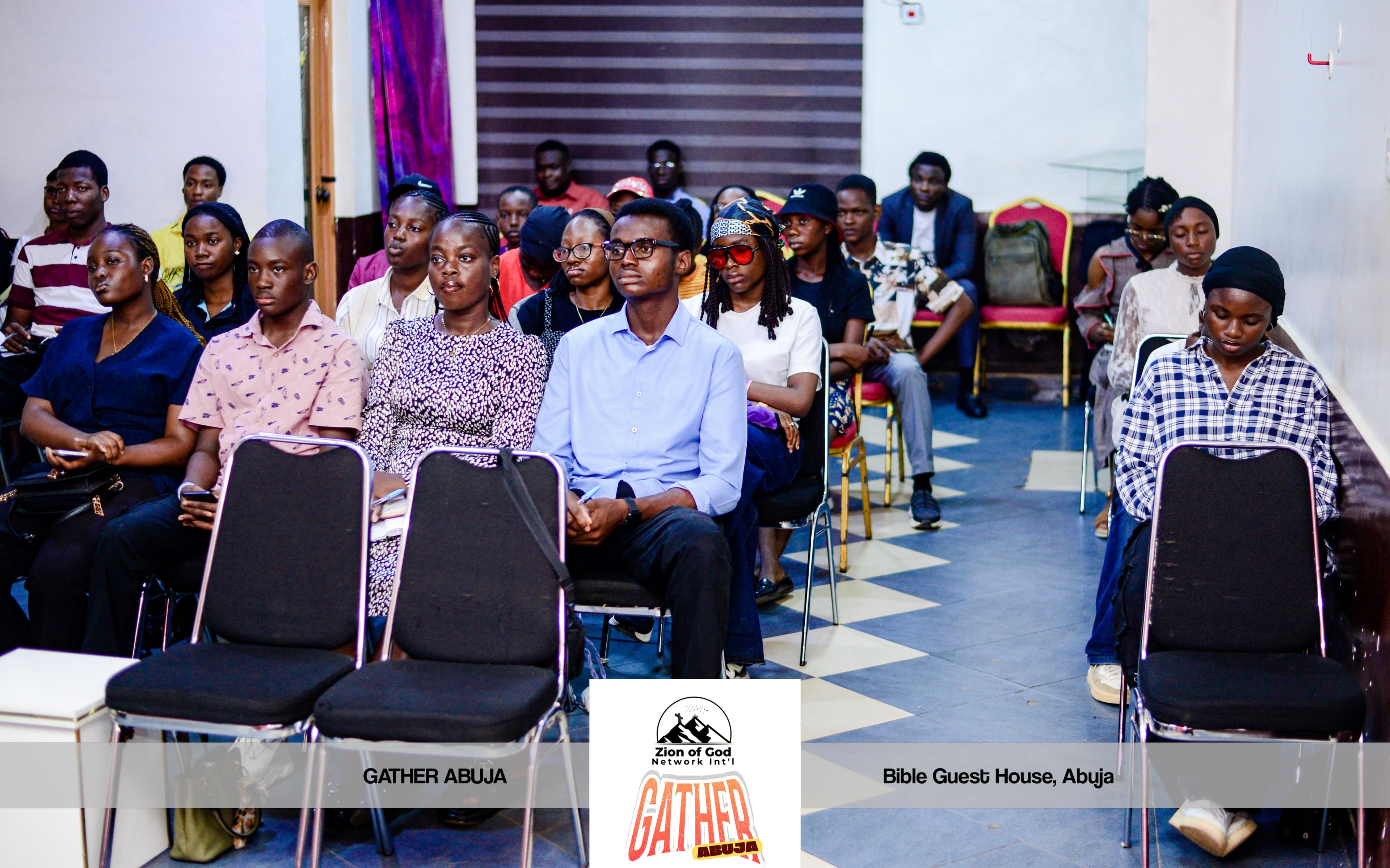 Believers gathered at a ZNI campus meeting